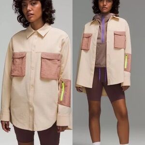 Lululemon Grid Fleece Hiking Overshirt Size 6 NWOT